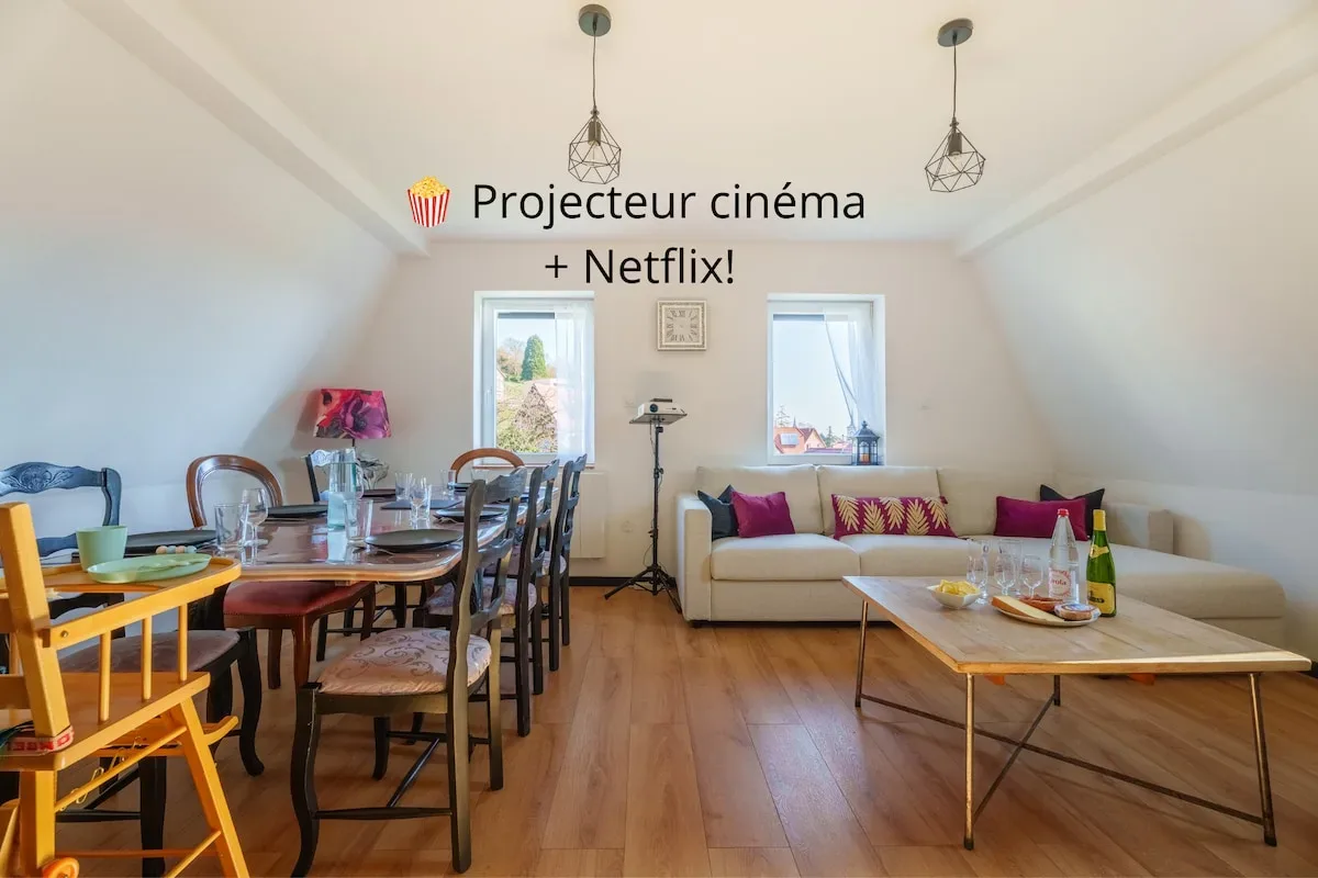 La Cachette 7 pers. cosy Netflix parking jeux
